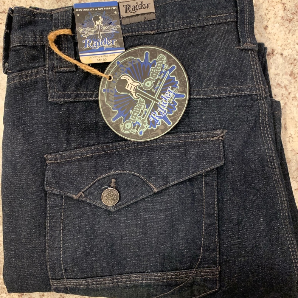 Raider Jean Company Denim Dark Blue 
Men's Dark Blue Jeans